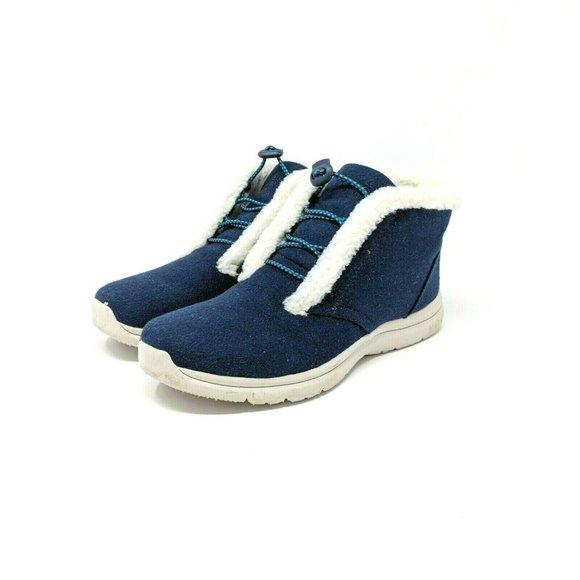 Felted Faux Shearling Bungee Boots 